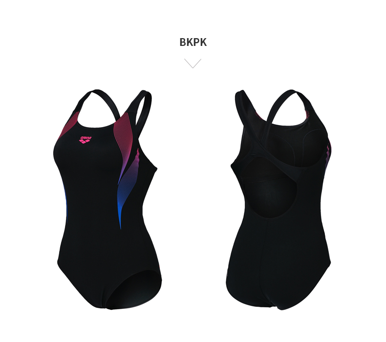 arena阿瑞娜泳衣女连体三角运动训练速干抗氯泳装遮肚显瘦游泳衣bkgd