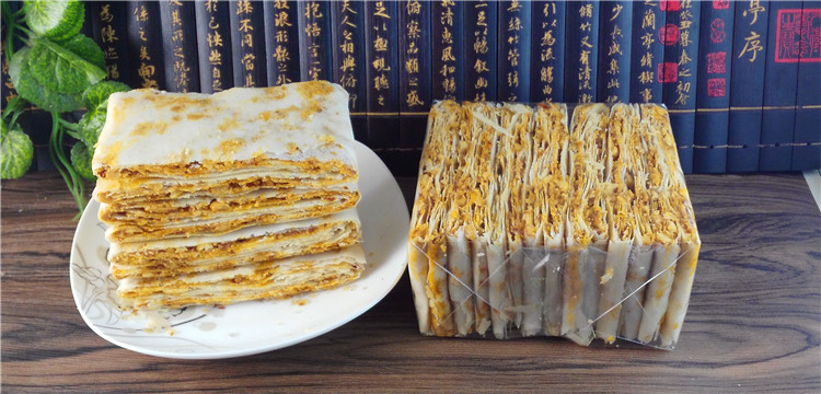 山东特产正宗济宁小吃曲阜香酥煎饼多味花生芝麻夹馅酥脆饼四斤装五香