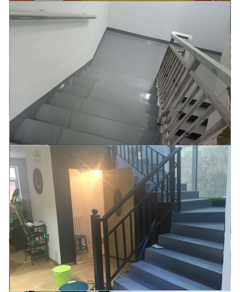 地坪漆水泥地家用自刷地板耐磨防滑楼梯油漆水性地坪漆水泥地面室内