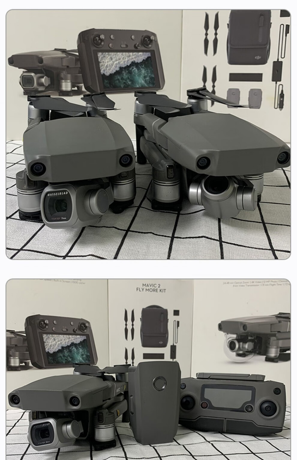 【准新品】二手大疆无人机御2专业版变焦版mavic2prozoom航拍机4k画质