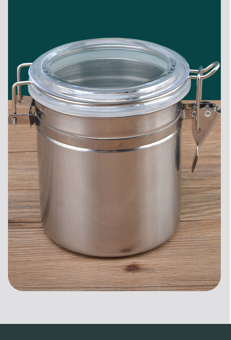 茶叶密封防潮储存罐大量容量 大号烟丝罐带湿度计 (赠加湿器)【图片