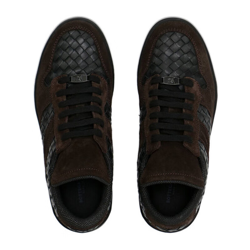 宝缇嘉(bottega veneta)男士编织休闲鞋 葆蝶家bv系带运动鞋 潮流时尚