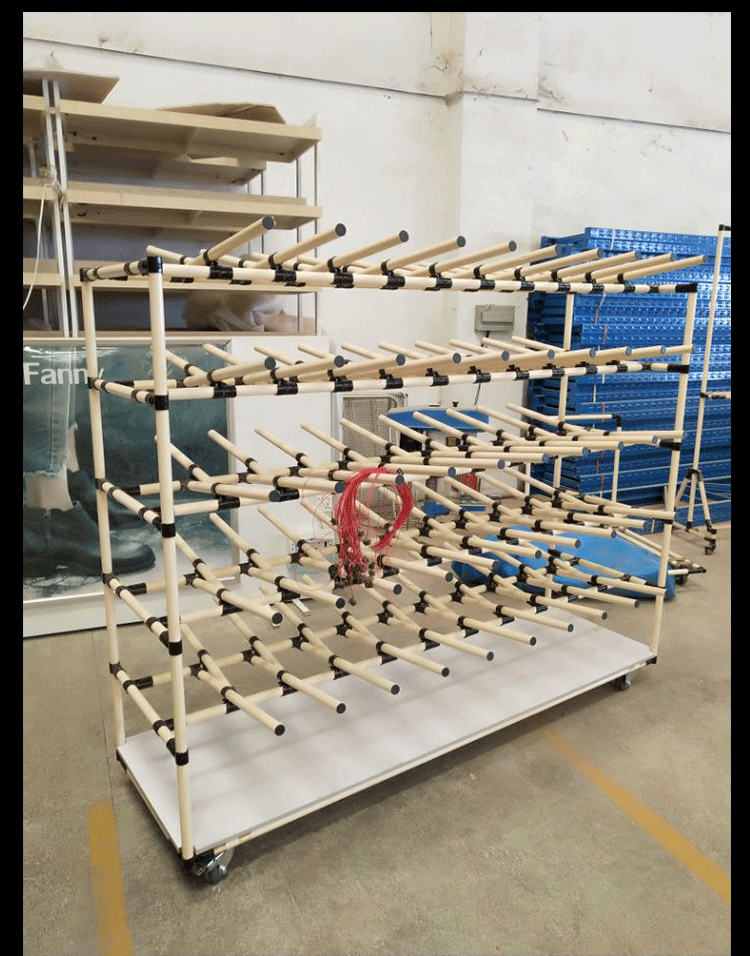 ausda精益管线束货架多功能复合管线棒挂线架可移动电缆端子线圈物料