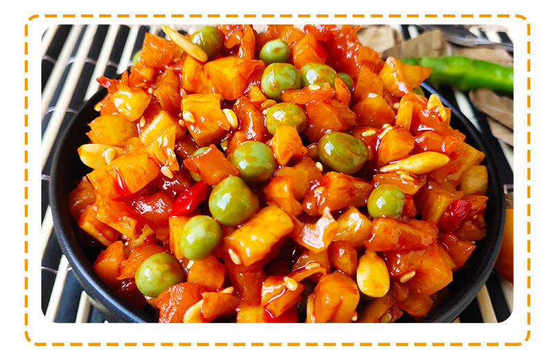 五仁酱丁酱菜咸菜下饭菜萝卜干腌菜开胃菜瓶装香辣脆即食小菜 【500克