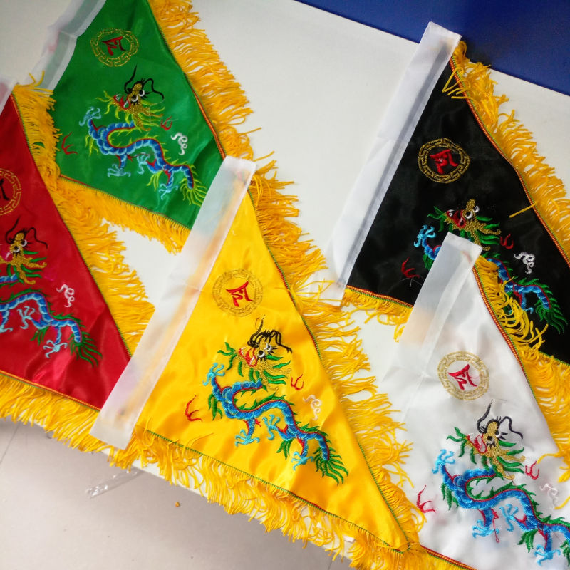 适用于旗帜道教五色旗五龙令旗五龙旗五行旗五方旗令旗底座全套小号