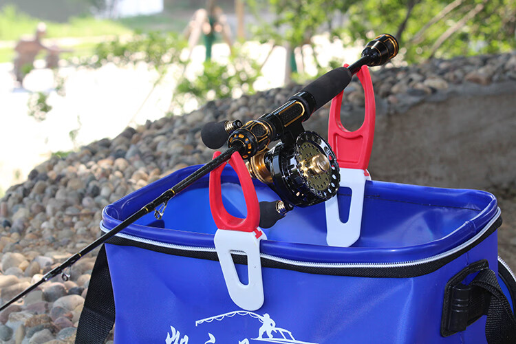 矶钓筏钓水桶支架矶竿筏竿支架夹鱼桶支架架杆器钓鱼用品渔具