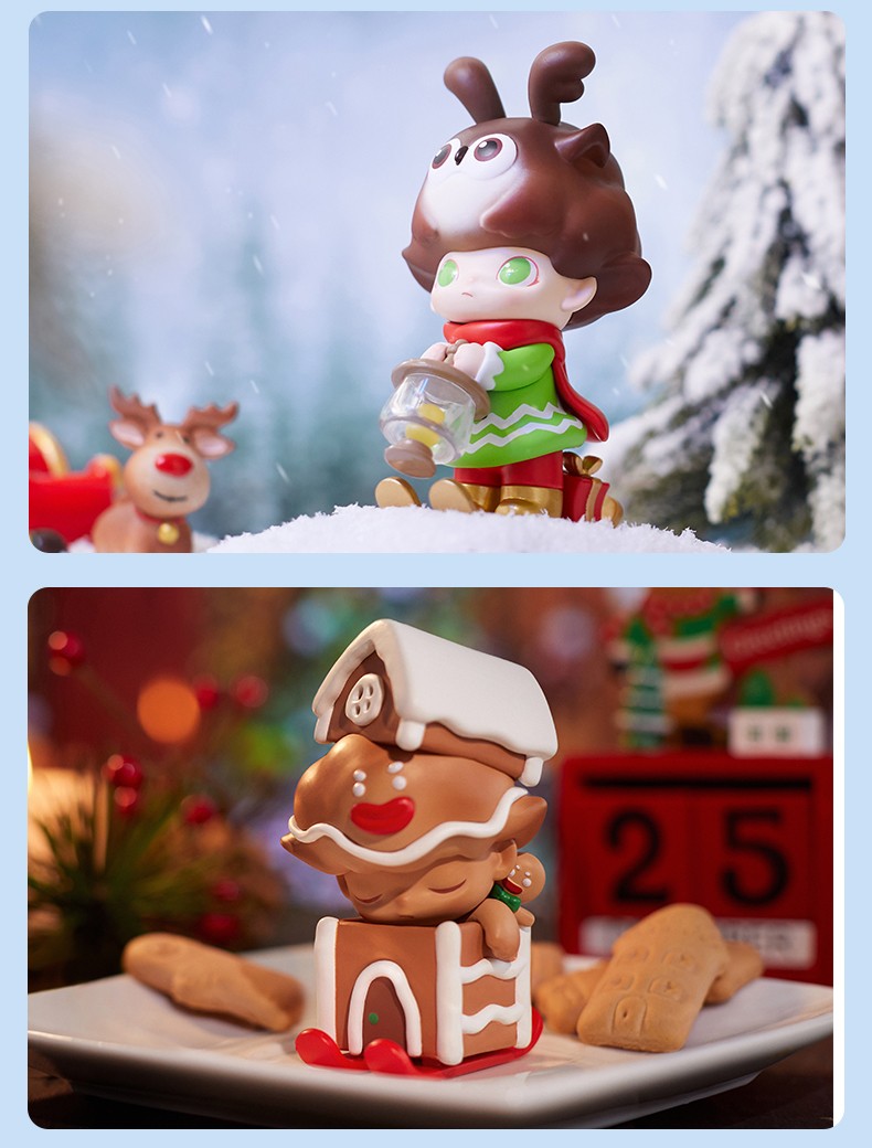 2020年dimoo圣诞礼盒装盲盒隐藏圣诞老人大隐藏款