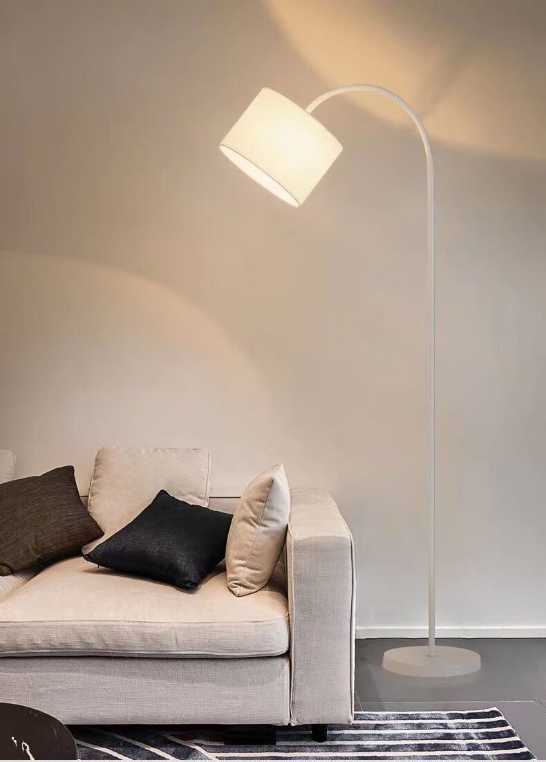 落地灯简约客厅现代沙发边卧室床头led遥控北欧ins网红钓鱼灯钓鱼灯