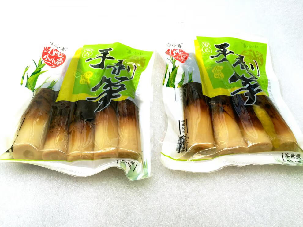 安吉特产小小春手剥笋开袋即食网红零食竹笋新鲜泡椒笋尖手拔笋脆长