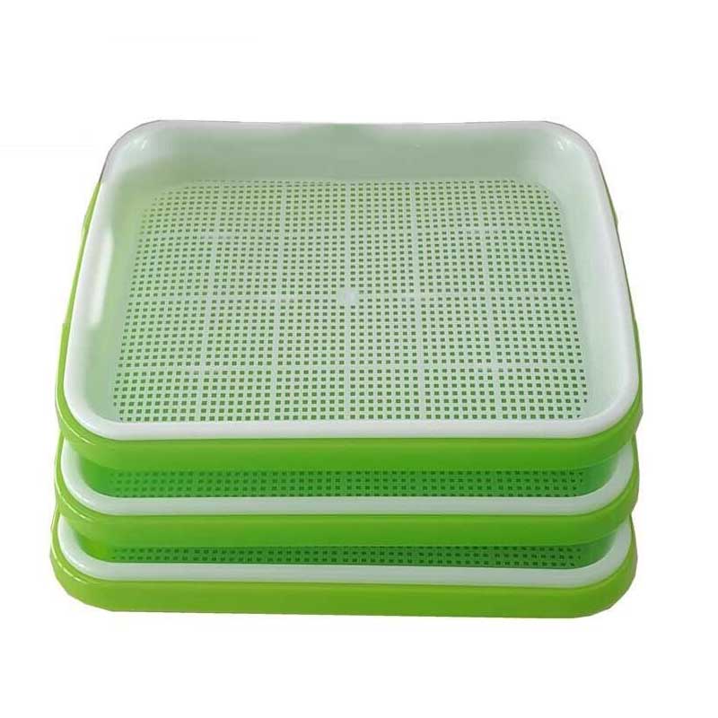 豆子塑料筐小黄豆托盘容器塑料桶自制 保温盘2套(2网盘 2底盘 2盖子)