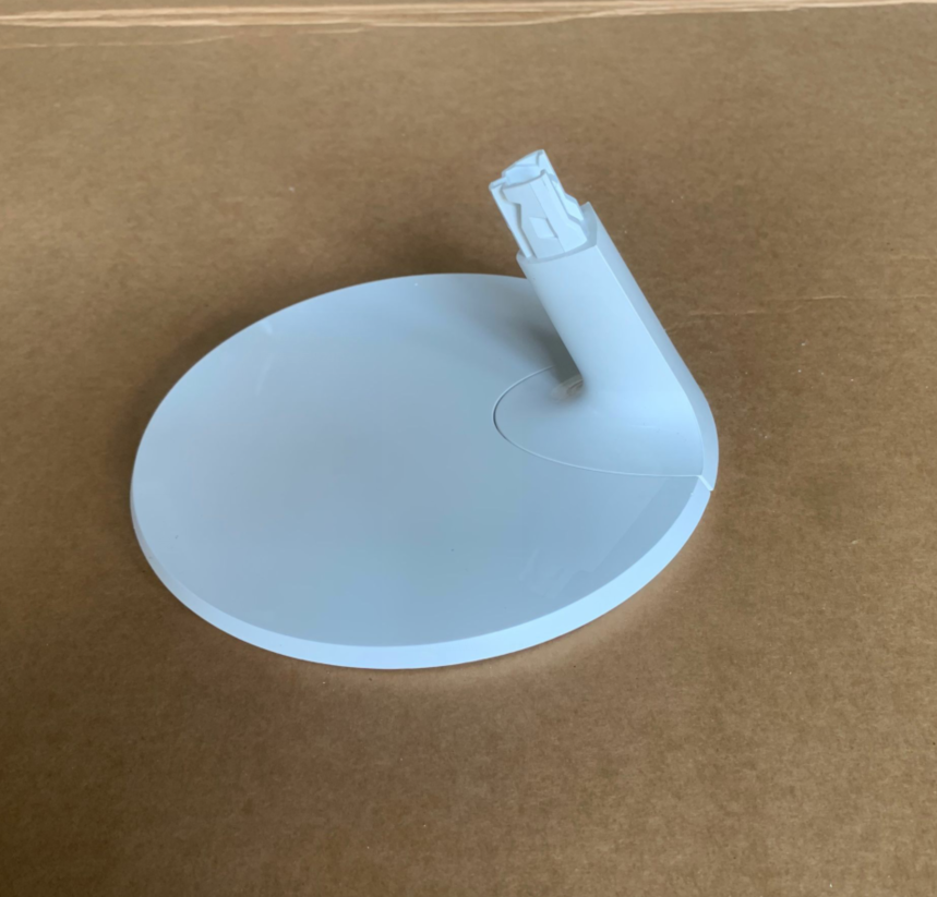 三星显示器s22f350fhc底座s24f350fhc底托s27f359fhc支架 白色【图片