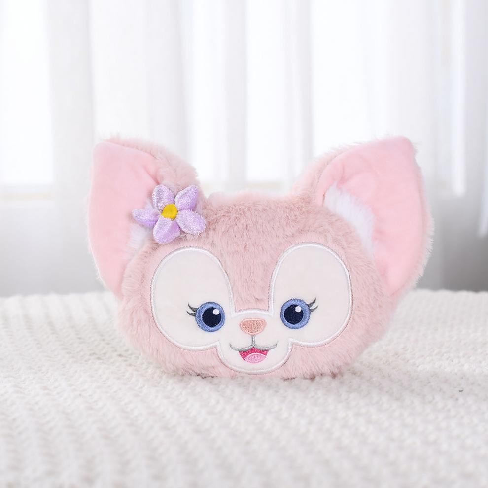 迪士尼disney儿童礼物玲娜贝儿零钱包卡通毛绒小包小狐狸耳机包卡包卡