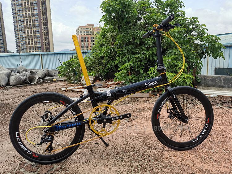 风行kad2018折叠自行车p8成人20寸sp18变速男女单车通勤2021七镀色9速