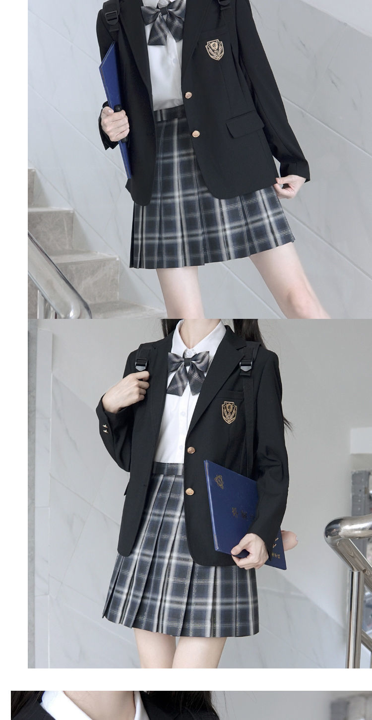 jk制服正品咕妞原创高校jk制服西装正版校供学生服外套秋季学院风日系