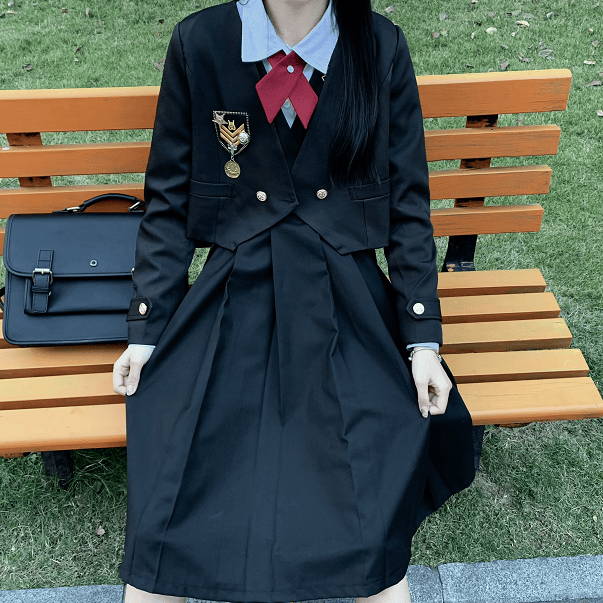 护奶裙套装jk制服基础款正统大小姐小西装原创山吹日系学生水手服 无