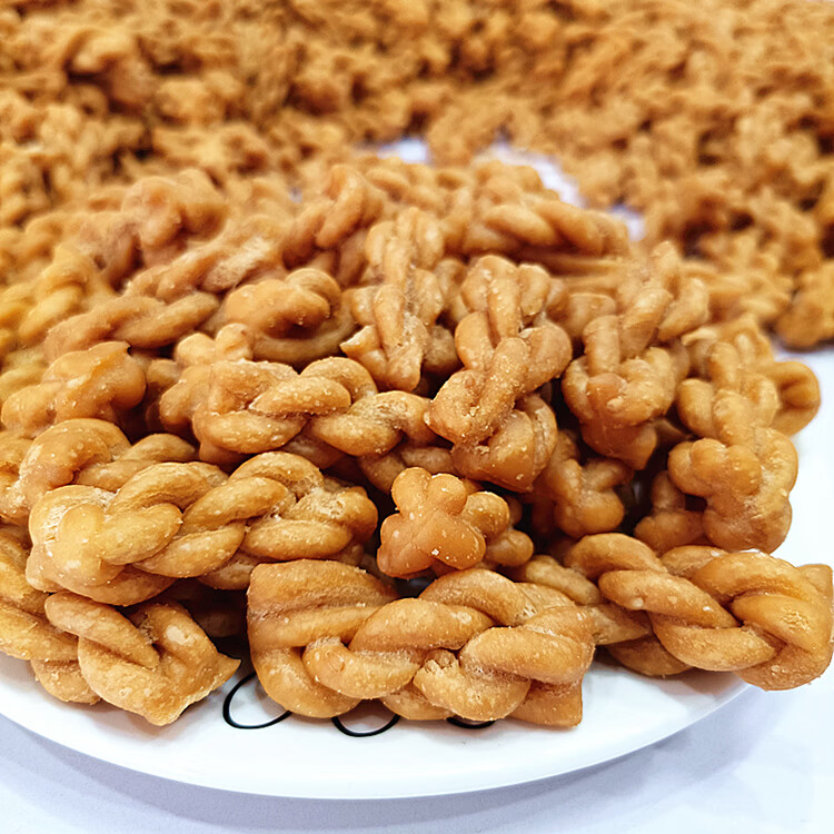 四川特色香酥小麻花散装整箱95斤烫火锅配菜咸香味甜味试用零食麻花5