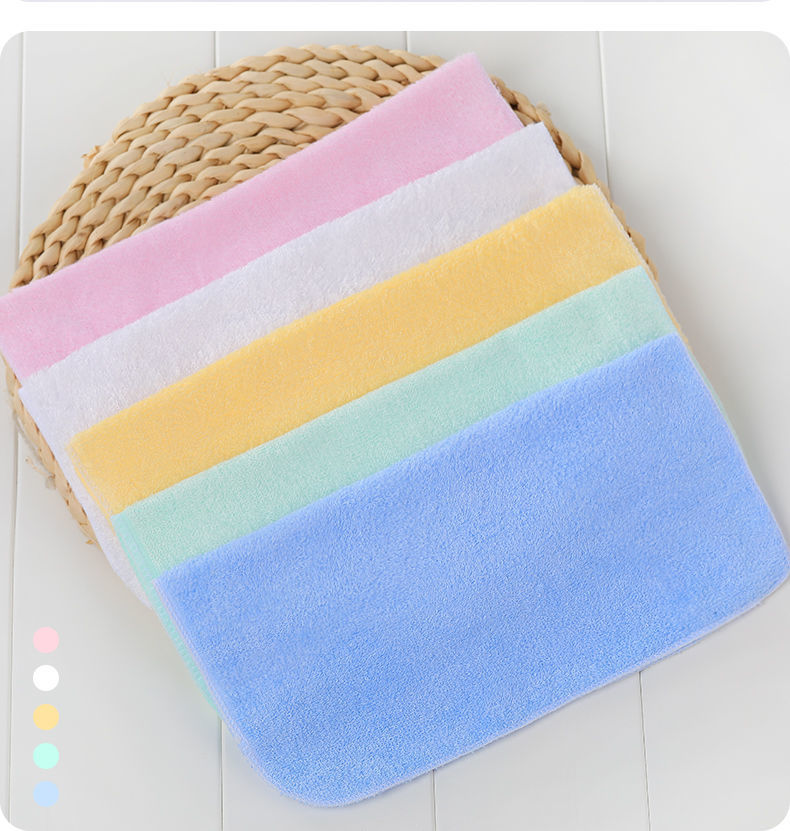 q宝亲肤纯棉小毛巾全棉四方巾女婴儿童成人专用柔软洗脸擦私处清洗