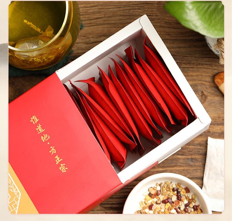 南京同仁堂苓中九味饮正品薏苓九味茶红豆薏米茯苓茶1盒装