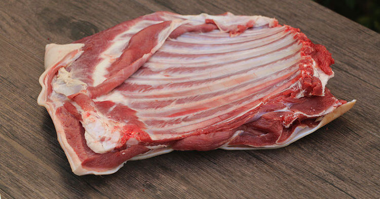 新鲜带皮羊排带皮羊肉羊肋排烧烤羊排肉散养去皮山羊排羔羊排收藏店铺