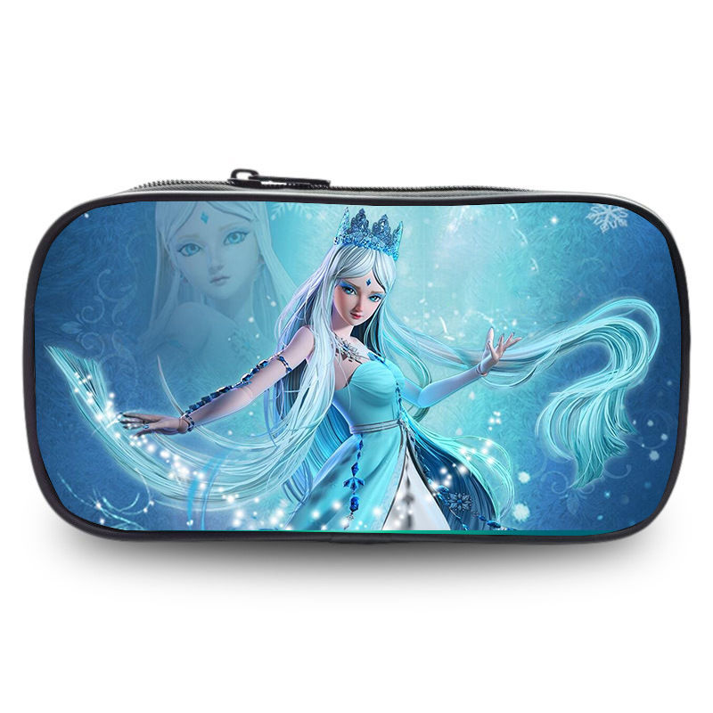 中小学生叶罗丽笔袋男女简约文具盒韩国儿童大容量小清新铅笔笔盒叶