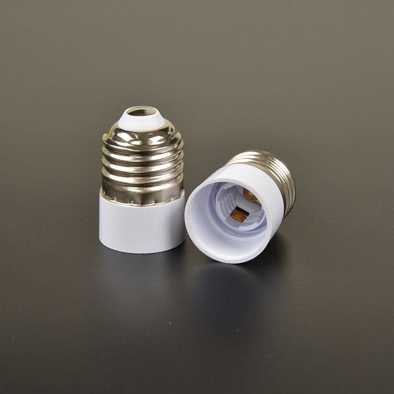 e14转e27灯头灯座e27e14灯头转换器定制高品质e27转e14转换灯头2个装