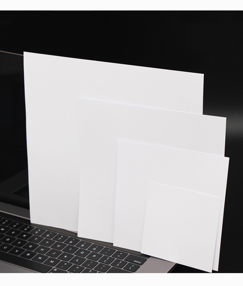 正方形白卡纸手工硬卡纸厚1010cm2020cm白色卡纸儿童画画纸1515厘米