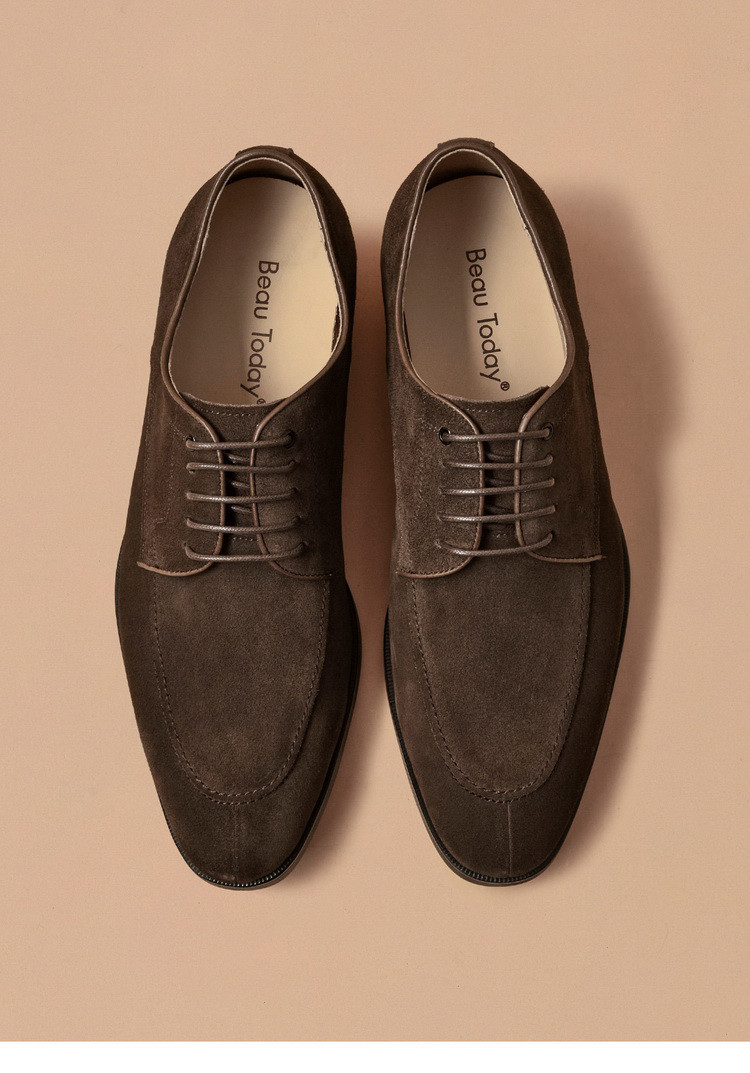 today 21年春季新款男士皮鞋商务正装鞋男德比鞋软皮软底皮鞋男休闲鞋