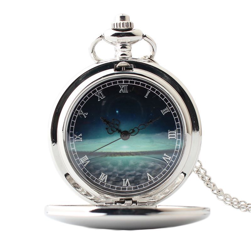 复古个性星空镂空怀表 男生时尚个性挂表简约小便携ins风学生创意怀表