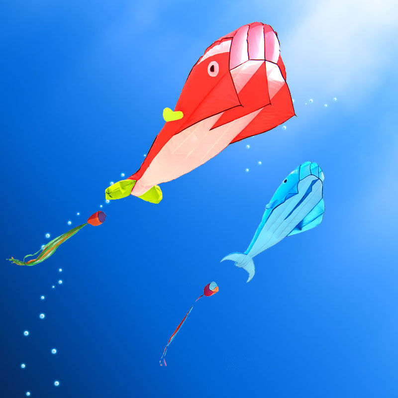 潍坊风筝软体风筝萌萌哒大海豚软体风筝成人儿童亲子户外不飞包退 500