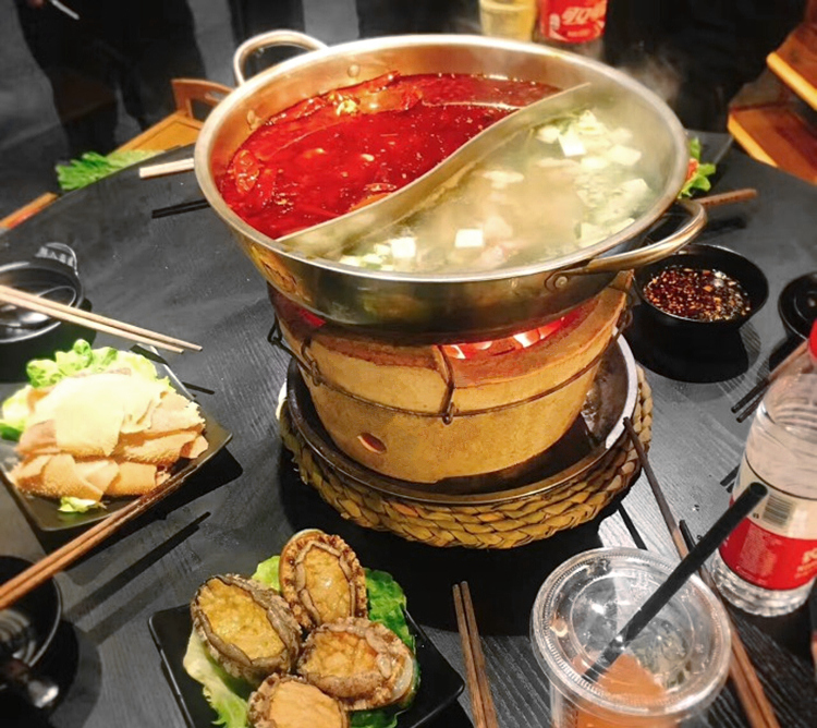 炭火锅打边碳红泥港式打边炭火锅木炭烤肉子家用砂锅煲汤老式陶土碳