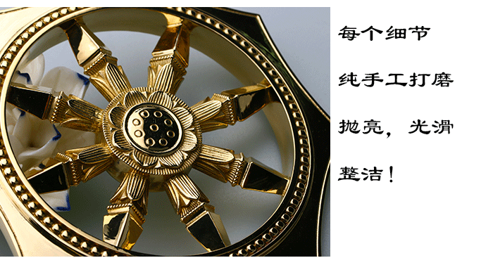 【提伯斯】纯铜唐密真言宗东密法器金刚杵宝轮宝咒轮羯磨杵佛摆件寓意