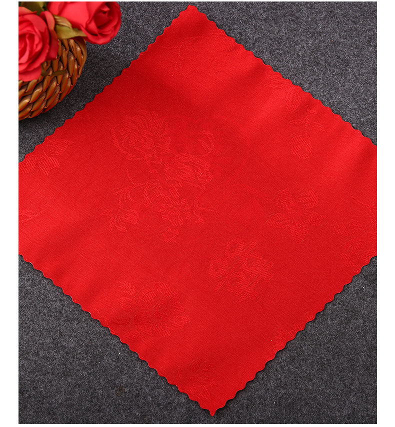 红手绢新人结婚喜帕手帕红手帕婚庆红手绢新娘红包袱手帕手绢新婚婚庆