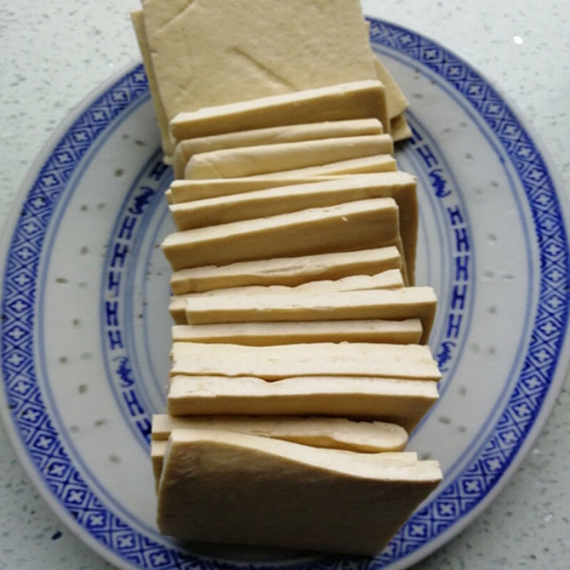 安徽铜陵枞阳特产豆制品传统工艺精制原味白色豆干炒菜干真空包装500g