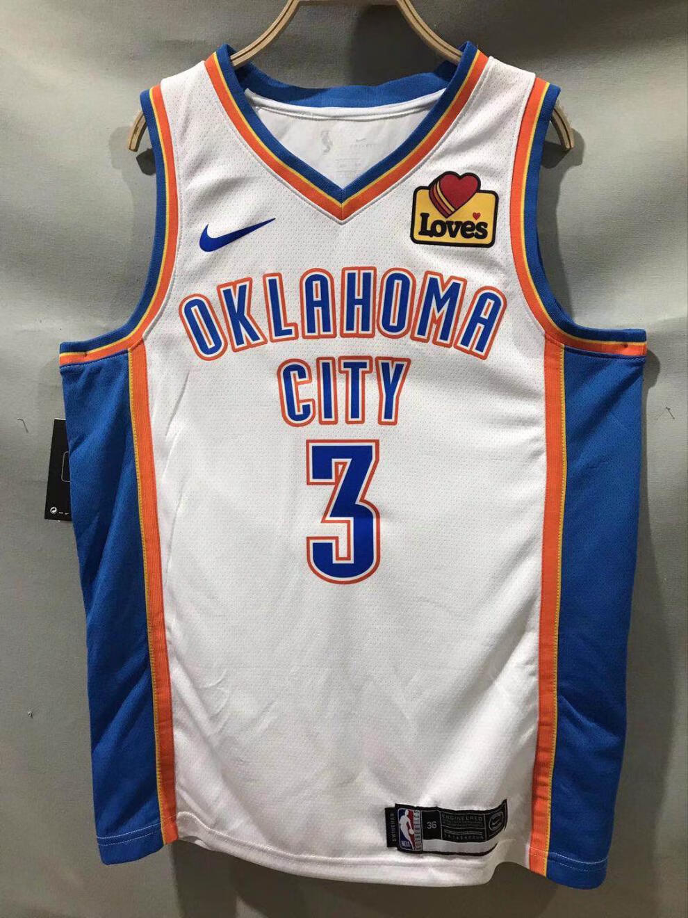 olome滕讯体育nba全明星克里斯保罗球衣雷霆3号cp3新款城市版热压篮球