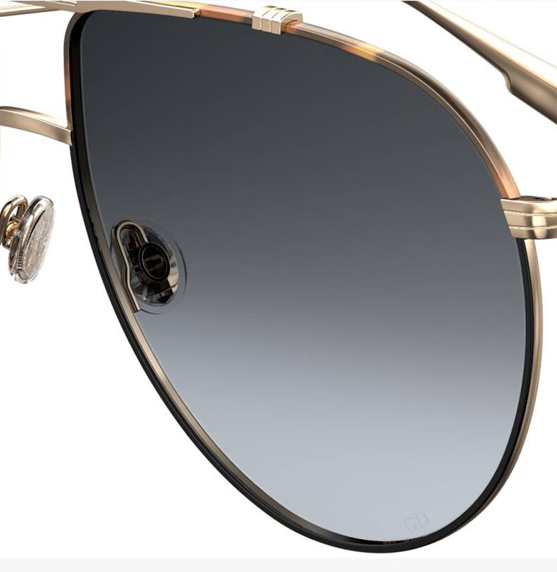 dior/迪奥 女士时尚金丝边树脂飞行员太阳镜墨镜眼镜monsieur1多色可