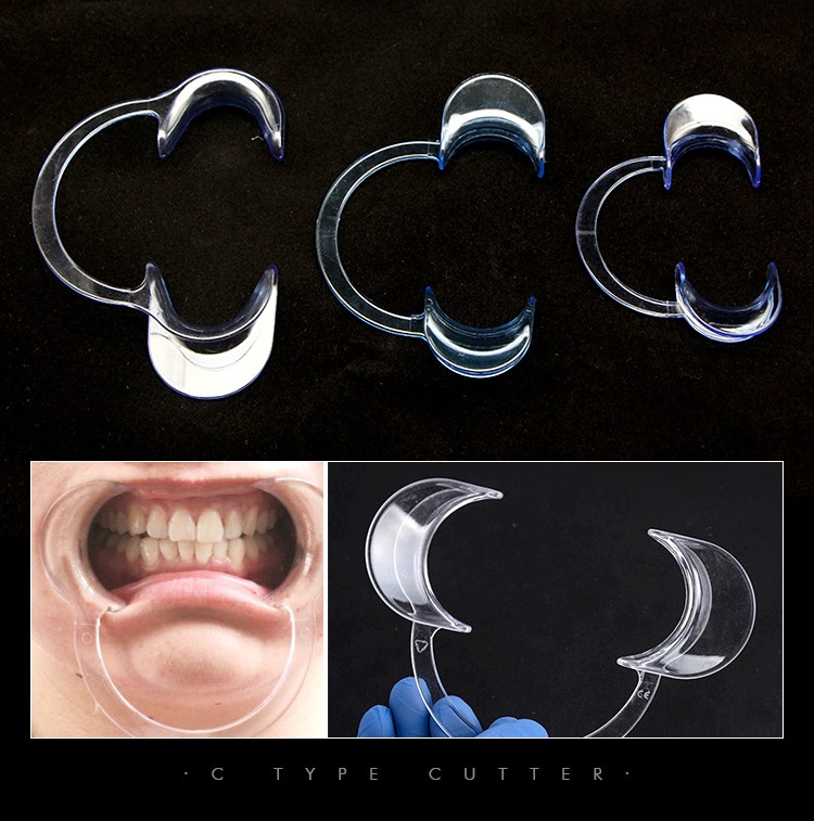 口角拉钩口腔镜牙科正畸拍照摄影唇侧方拉勾开口器反光板压唇板y型