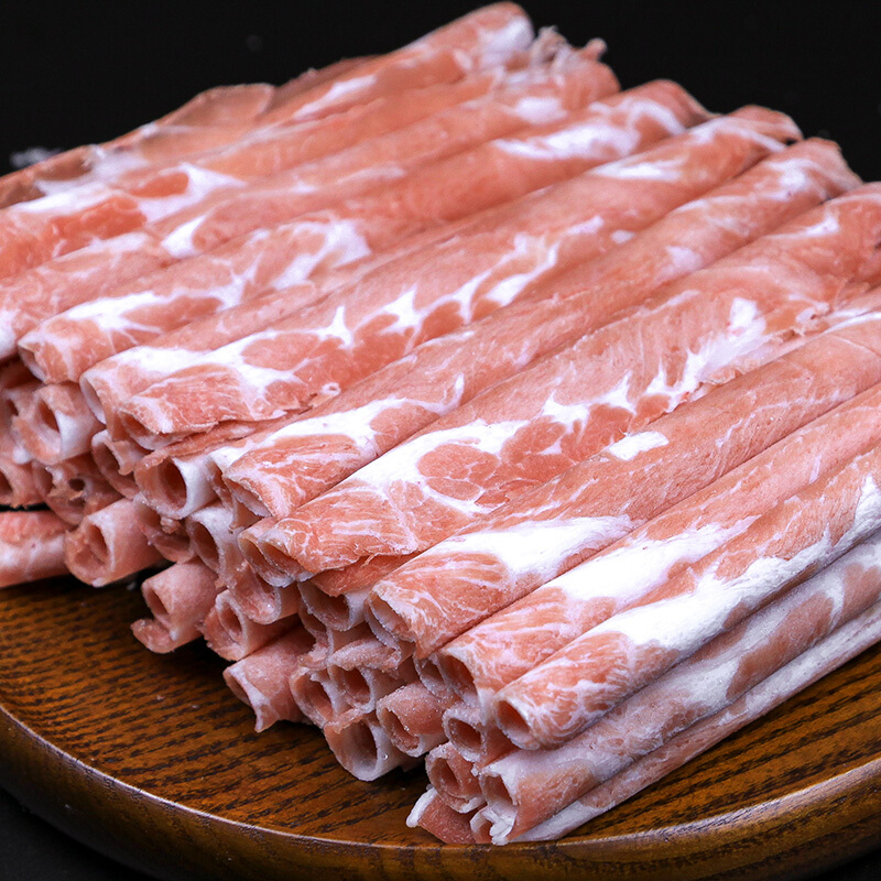 内蒙古羔羊上脑肉片羊肉卷羊肉片生羊肉火锅食材肥羊卷羔羊肉6斤 3000