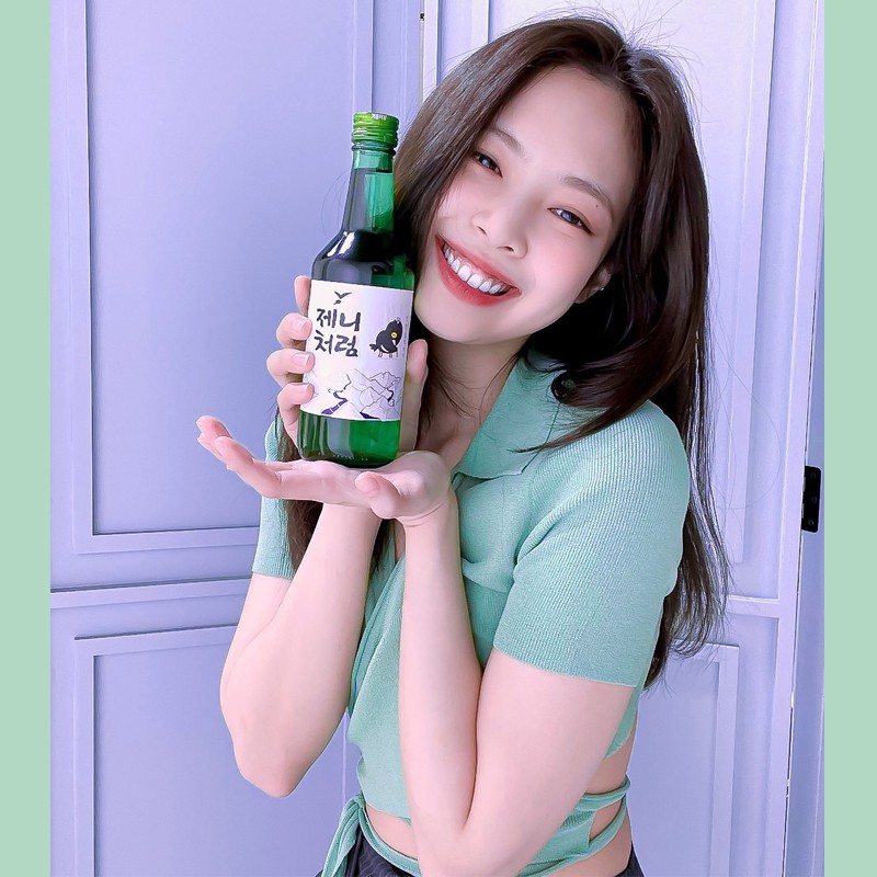 blackpink金智妮jennie同款衣服绿色绑带t恤女夏季装露背短款上衣潮梦