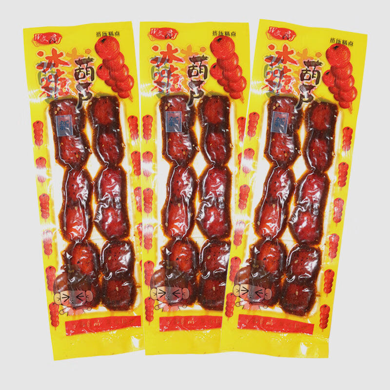 80后90后怀旧零食儿时回忆冰糖葫芦辣条辣片面筋麻辣素食糖葫芦辣条40