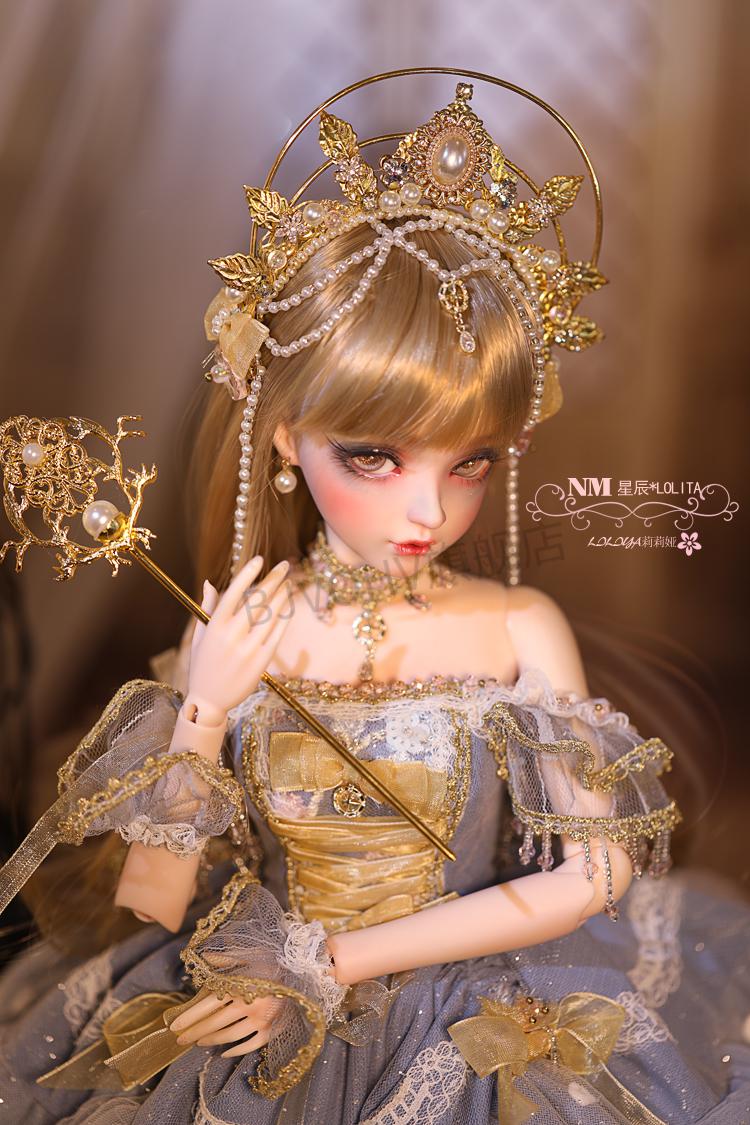 bjd娃娃3分霓萌原创公主lolita洋装套树脂sd玩偶预售皇冠头饰含服装