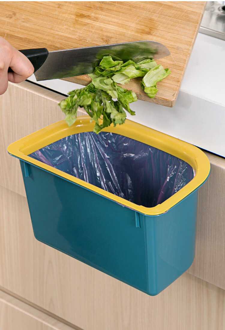 壁挂式垃圾桶卫生间 厨房分类垃圾桶 壁挂式橱柜门挂式厨余专用收纳桶