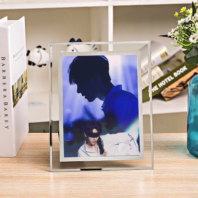 陈情令肖战王一博水晶相框玻璃相册照片动漫亚克力摆台diy创意xzc787
