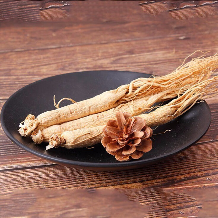 人参礼盒白参长白山人参片野山参草参干人参泡酒料滋补红参 40g袋装(4