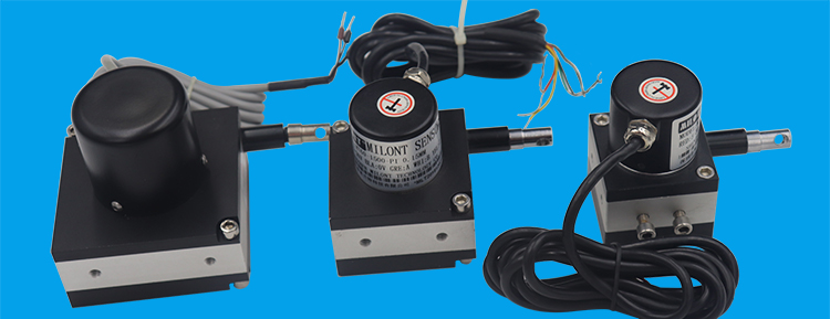 高精度拉线拉绳式位移传感器mt40/60/80 拉线编码器 拉绳尺位移计 500