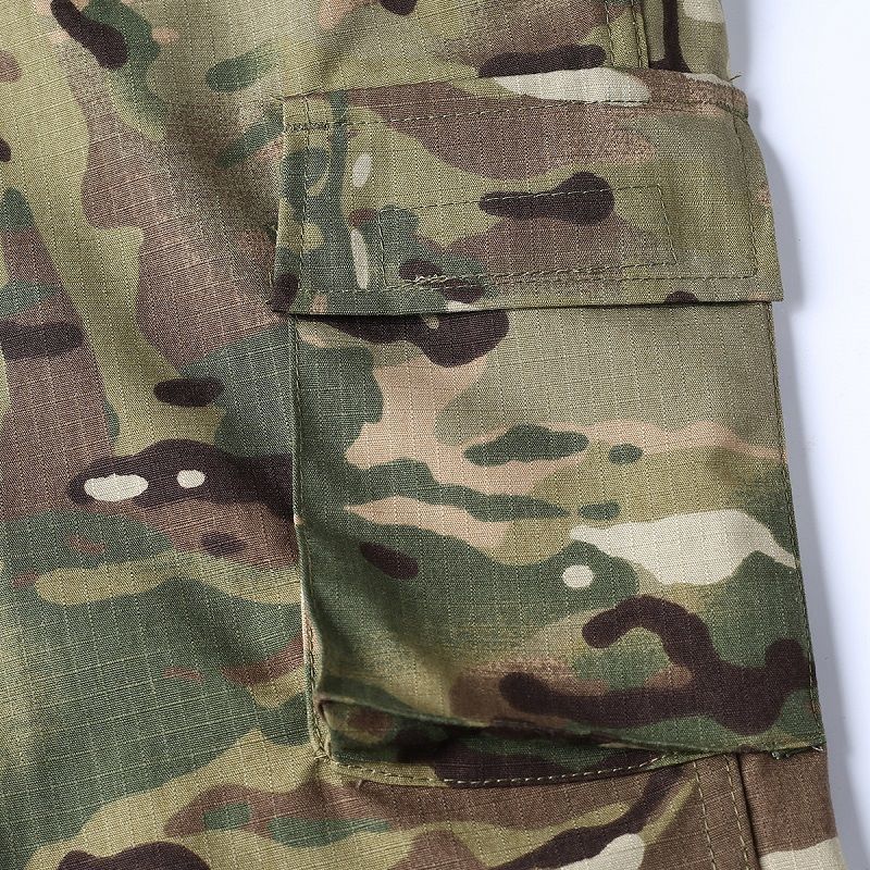 作训服 美国海豹三色迷彩服套装迷彩套服女立领防刮耐磨户外工作服