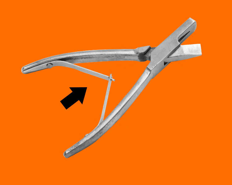 猪用耳缺钳猪用耳缺钳子猪耳标钳不锈钢大钳子耳孔打耳v型u型猪用