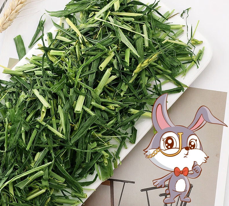 vieruodis 宠物兔子大麦草段兔子牧草干草豚鼠荷兰猪兔兔龙猫兔子零食