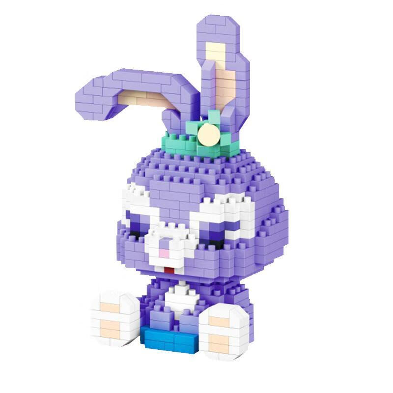 微型立体拼装小颗粒积木玩具兼容乐高星黛露摆件萌黛西