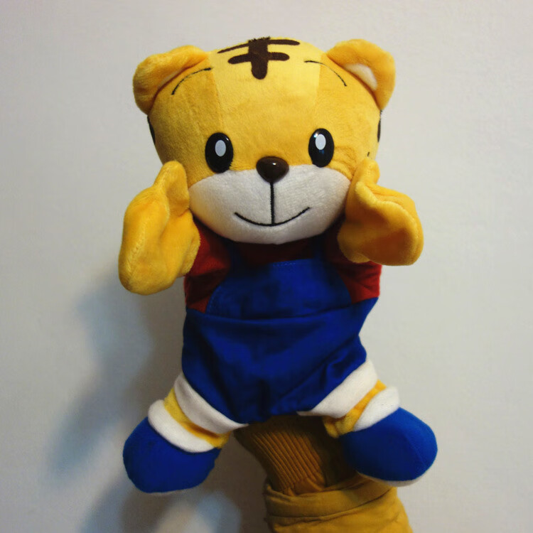 巧小虎玩偶毛绒玩具小花妹妹公仔桃乐比手偶公仔布娃娃小花玩具女孩