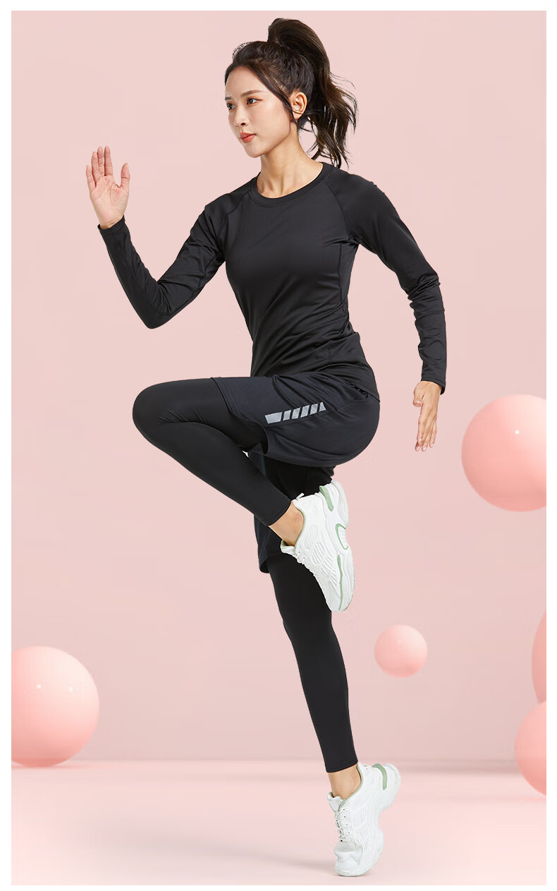 冬季运动打底套装篮球跑款科幻3件套高弹显瘦收腰不加绒3xl170190斤